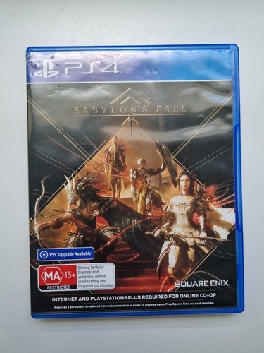 Babylon's Fall (2022) PlayStation 4 box