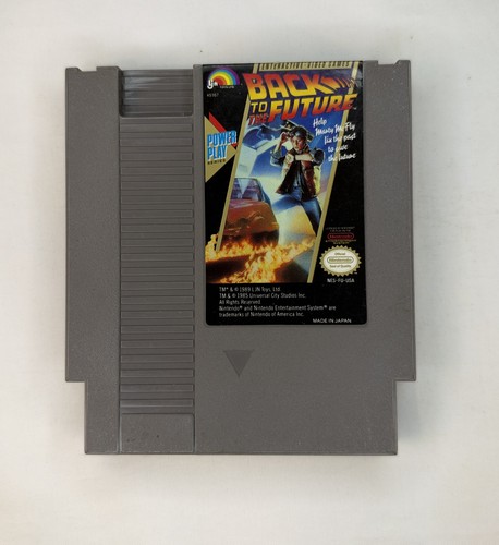 Back to the Future (1989) NES box