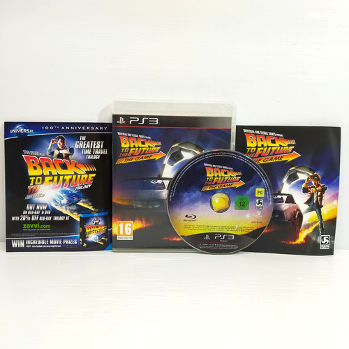Back to the Future: The Game (2010) PlayStation 3 box
