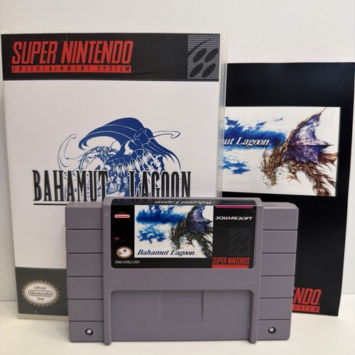 Bahamut Lagoon (1996) SNES box
