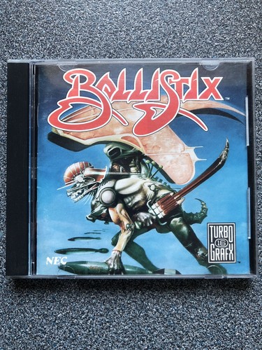Ballistix (1989) TurboGrafx-16 / PC Engine box