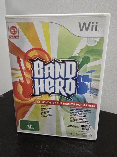 Band Hero (2009) Wii box