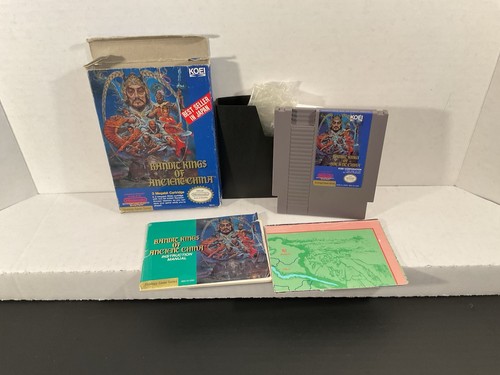 Bandit Kings of Ancient China (1989) NES box