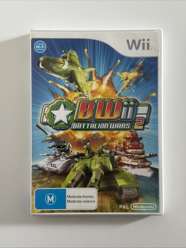Battalion Wars 2 (2007) Wii box