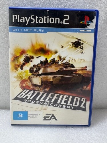Battlefield 2: Modern Combat (2005) PlayStation 2 box