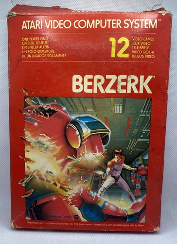 Berzerk (1980) Atari 5200 box