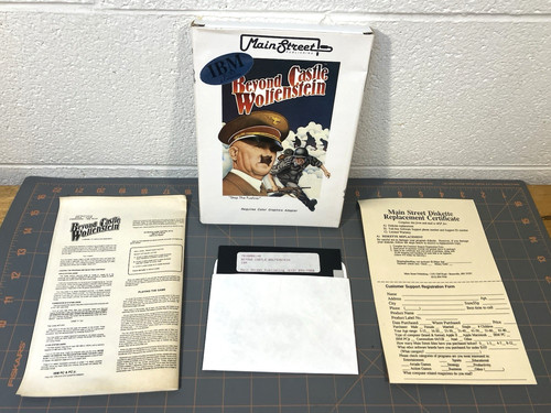 Beyond Castle Wolfenstein (1984) Atari 8-bit box