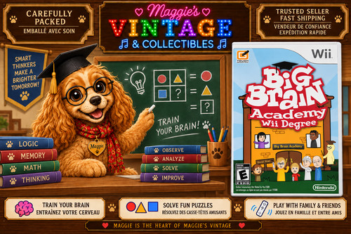 Big Brain Academy: Wii Degree (2007) Wii box