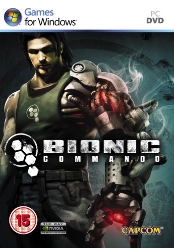Bionic Commando (1987) Amiga box