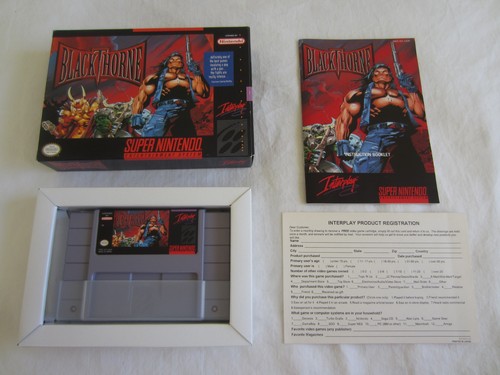 Blackthorne (1994) SNES box