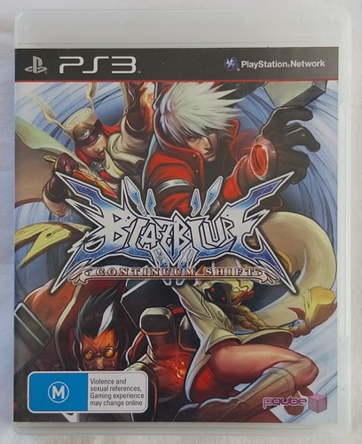BlazBlue: Continuum Shift (2009) PlayStation 3 box