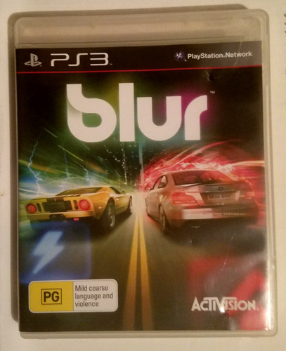 Blur (2010) PlayStation 3 box