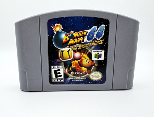Bomberman 64: The Second Attack (1999) Nintendo 64 box