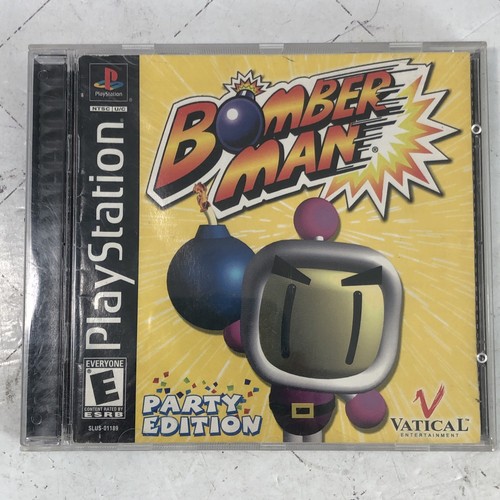 Bomberman Party Edition (1998) PlayStation box