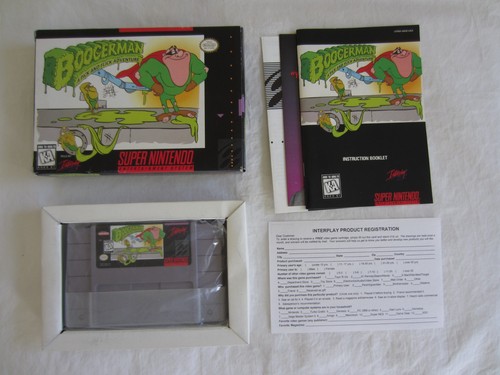Boogerman: A Pick and Flick Adventure (1994) Mega Drive box