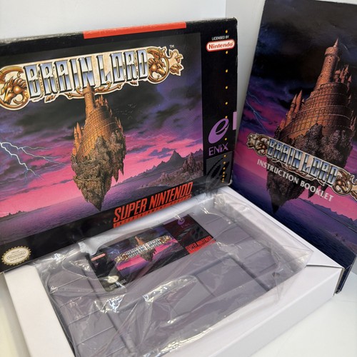 Brain Lord (1994) SNES box