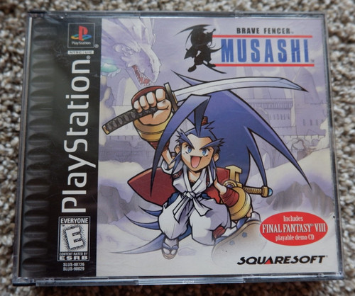 Brave Fencer Musashi (1998) PlayStation box