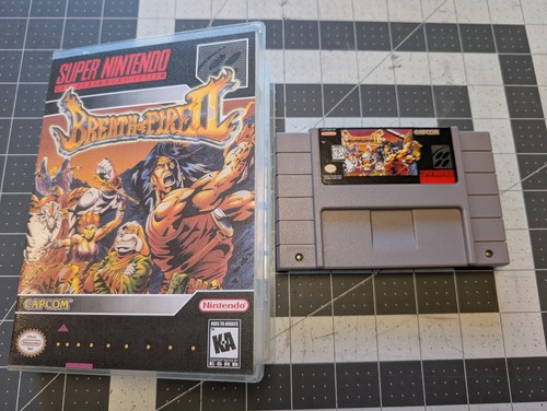Breath of Fire II (1994) SNES box