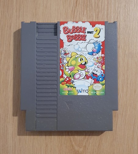 Bubble Bobble Part 2 (1993) NES box