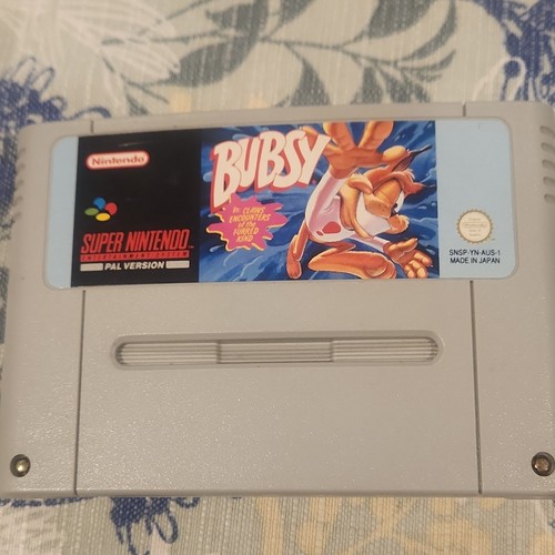Bubsy in: Claws Encounters of the Furred Kind (1993) SNES box