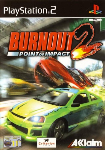 Burnout 2: Point of Impact (2002) GameCube box