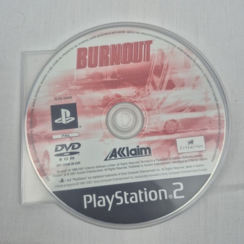 Burnout (2001) GameCube box
