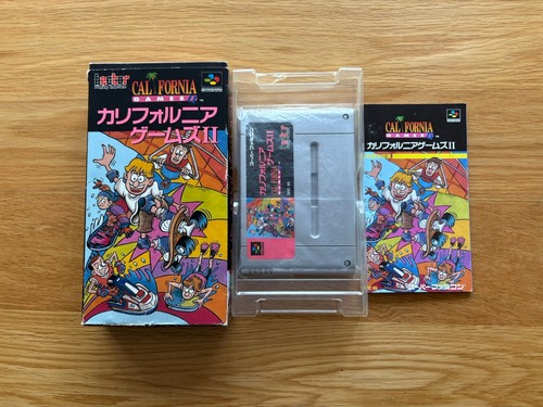 California Games II (1990) SNES box
