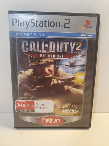 Call of Duty 2: Big Red One (2005) PlayStation 2 box