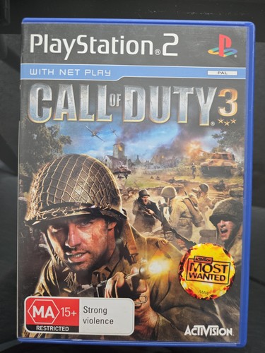 Call of Duty 3 (2006) PlayStation 2 box