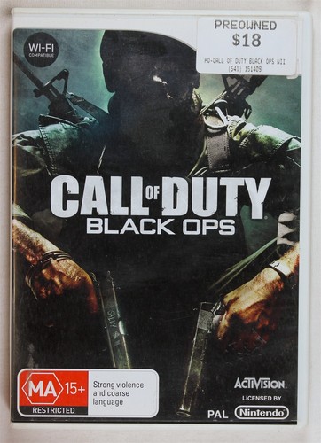 Call of Duty: Black Ops (2010) Wii box