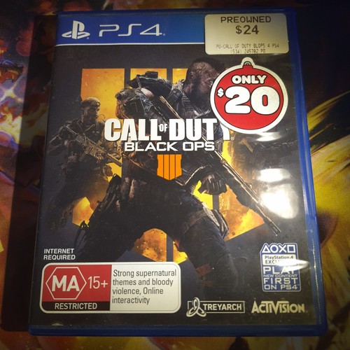 Call of Duty: Black Ops 4 (2018) PlayStation 4 box