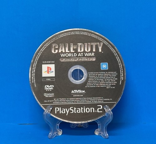 Call of Duty: World at War – Final Fronts (2008) PlayStation 2 box
