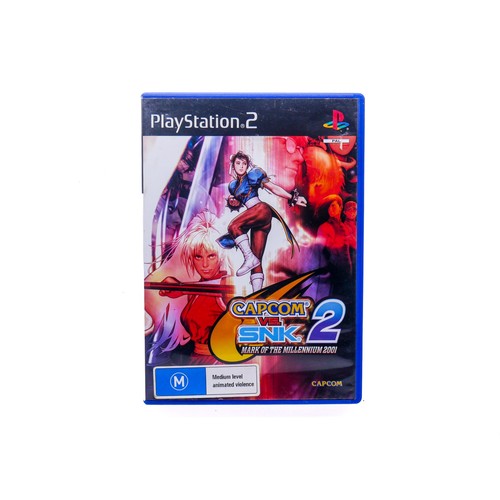 Capcom vs. SNK 2: Mark of the Millennium 2001 (2001) PlayStation 2 box