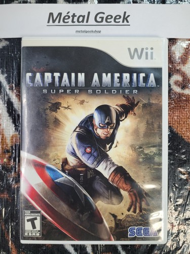 Captain America: Super Soldier (2011) Wii box