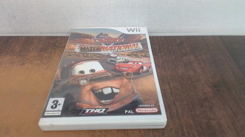 Cars Mater-National Championship (2007) Wii box
