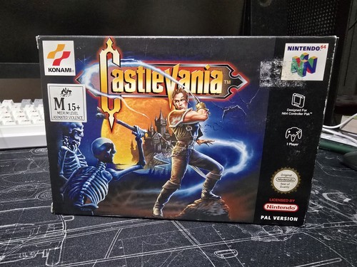 Castlevania (1998) Nintendo 64 box