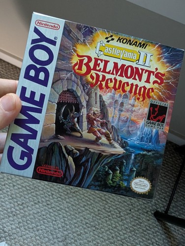 Castlevania II: Belmont's Revenge (1991) Game Boy box