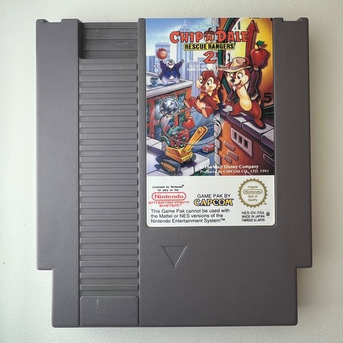 Chip 'n Dale Rescue Rangers 2 (1993) NES box