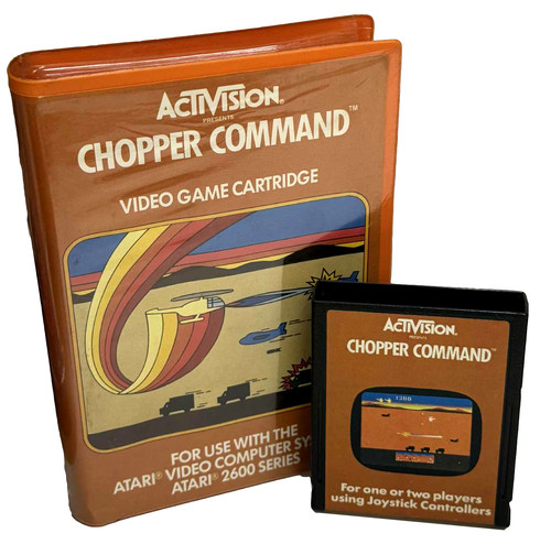 Chopper Command (1982) Atari 2600 box