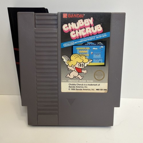 Chubby Cherub (1985) NES box