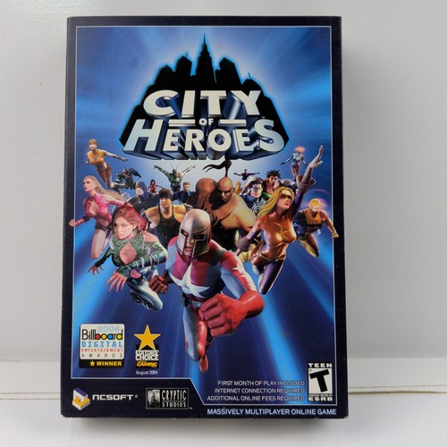 City of Heroes (2004) Windows box