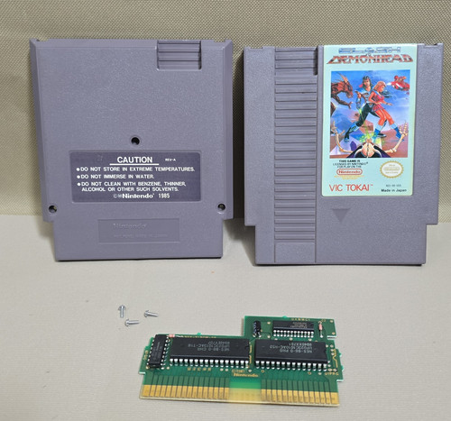 Clash at Demonhead (1989) NES box