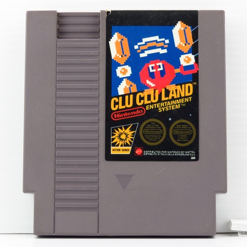 Clu Clu Land (1984) NES box