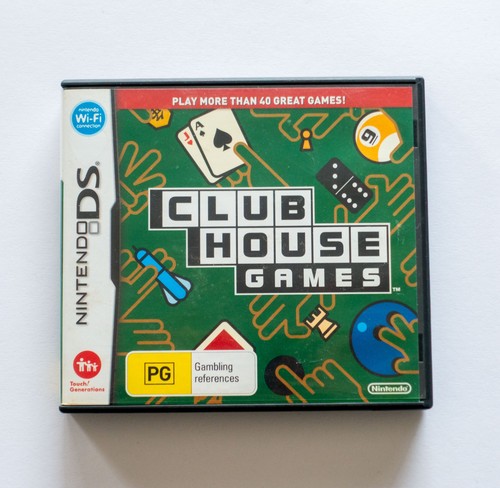 Clubhouse Games (2005) Nintendo DS box