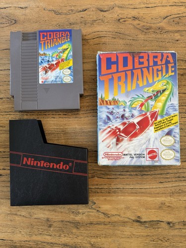 Cobra Triangle (1989) NES box