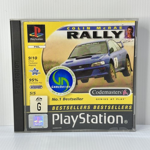 Colin McRae Rally (1998) PlayStation box