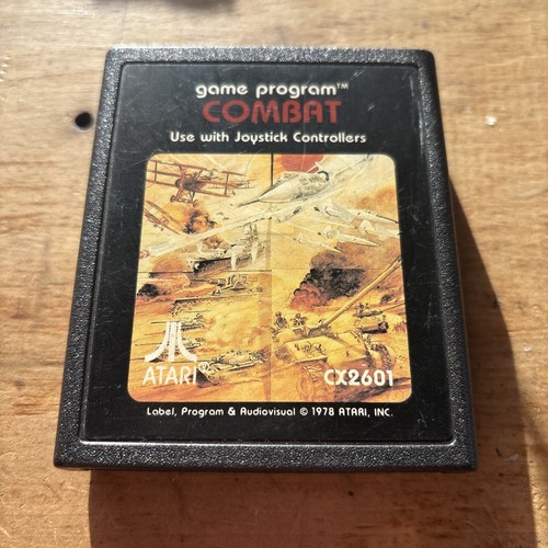 Combat (1977) Atari 2600 box