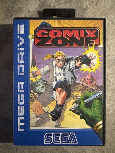 Comix Zone (1995) Mega Drive box