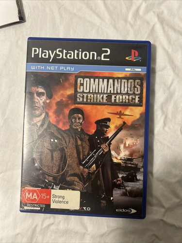 Commandos: Strike Force (2006) PlayStation 2 box