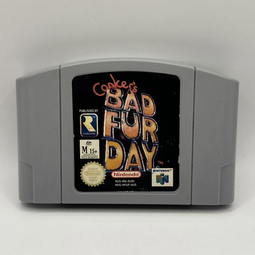 Conker's Bad Fur Day (2001) Nintendo 64 box